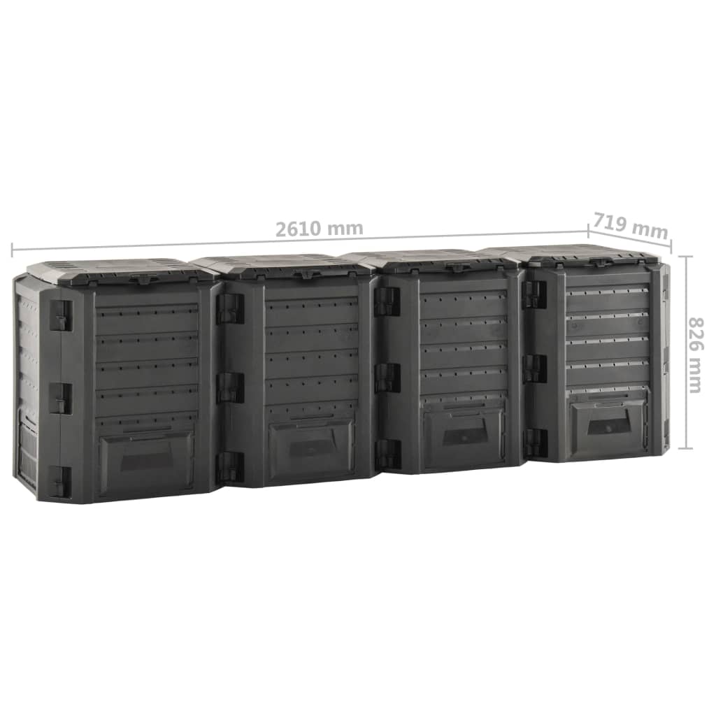Composteur 1500 litres – Maximisez votre compostage avec une capacité exceptionnelle