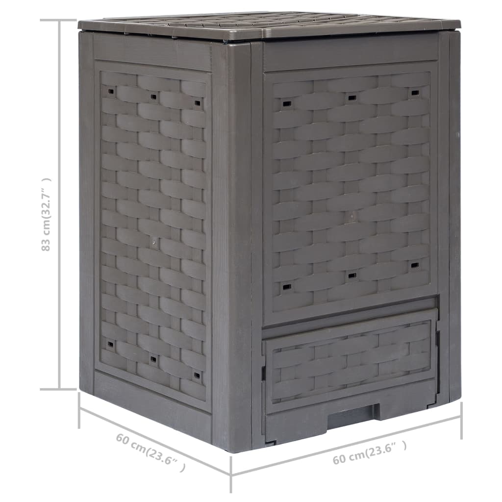 Composteur 600L – La Solution Parfaite pour les Jardins Spacieux