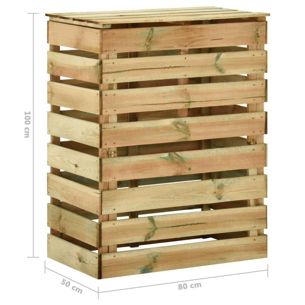 Composteur en bois 400L – Compact, robuste et écologique - Ma-Poubelle-Compost