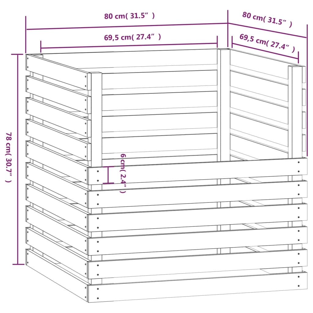 Composteur en bois 600L – Pratique, esthétique et durable - Ma-Poubelle-Compost