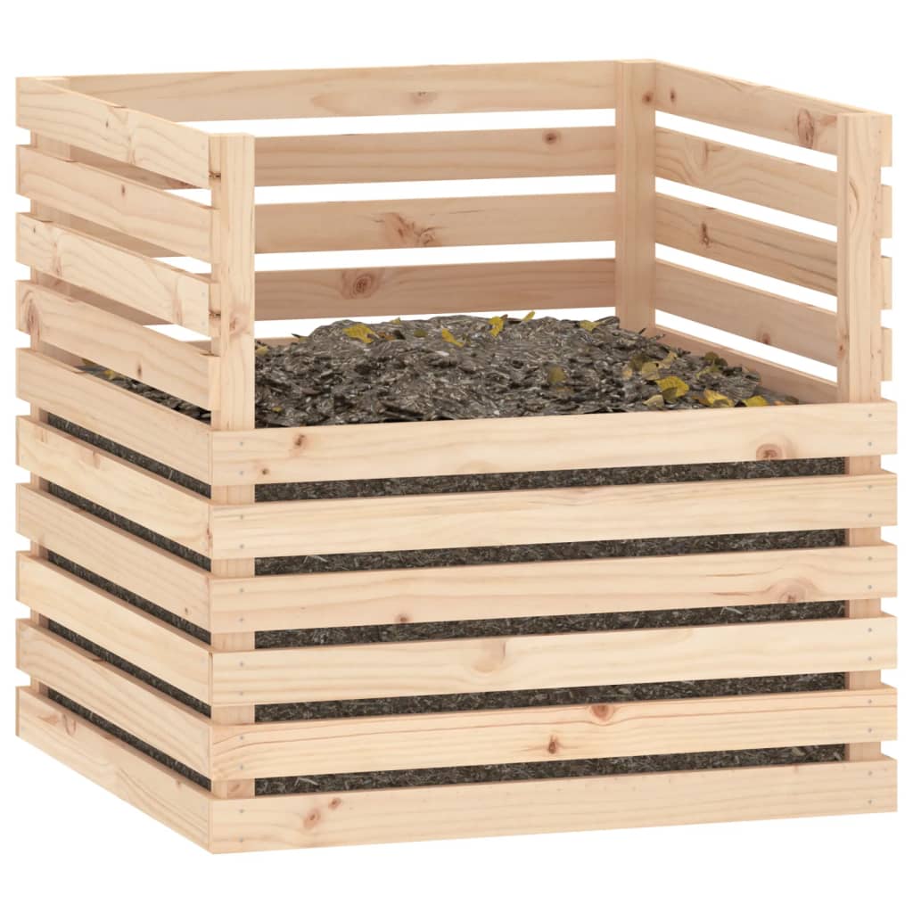 Composteur en bois non traité 500L – Naturel, écologique et durable - Ma-Poubelle-Compost