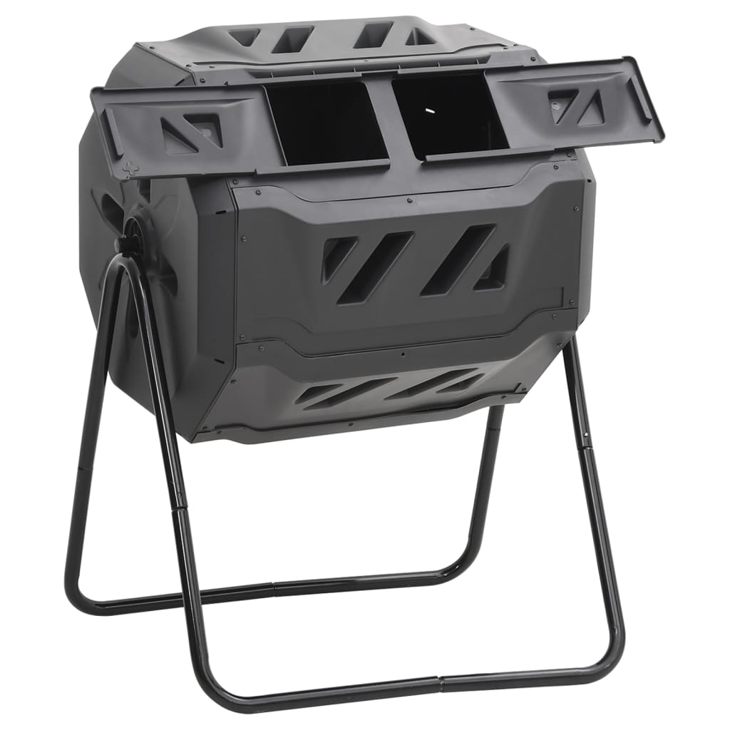 Composteur Rotatif sur Pied 160L – Ergonomique, Grande Capacité et Compostage Accéléré - Ma-Poubelle-Compost